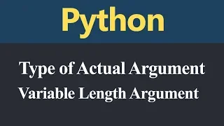 Variable Length Argument in Python Hindi