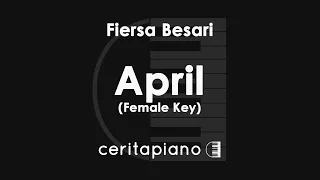 Download Fiersa Besari - April - Piano Karaoke (Female Key) MP3