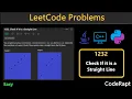 Check if it is a Straight Line Leetcode Q 1232 Python C Java LeetCode Daily Challenge