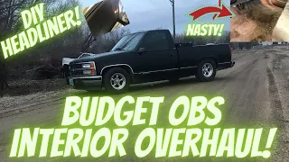 Budget Interior Transformation 1992 Chevrolet Silverado OBS Upgrades