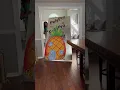 Made this 4ft DIY party prop with Walgreens banners quick cheap cute