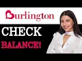 How To Check Burlington Gift Card Balance 2025