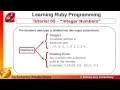 Ruby Programming Tutorial - Lesson 05 Part1
