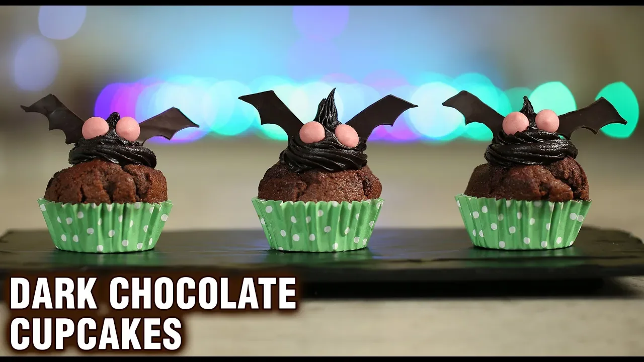 Dark Chocolate Cupcakes   How To Make Cupcakes   Chocolate Cupcake Recipe  Dessert Recipes   Varun