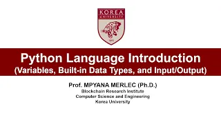 1 Python programming Basics Variables Data Types and