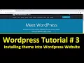 Wordpress Tutorial 3 - Wordpress Theme Installation Fixing Errors SaaSland ThemeForest Php