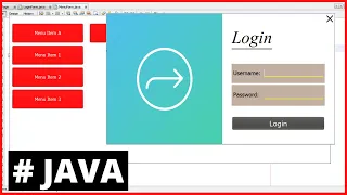 Java Project Tutorial - How To Design Login And Menu Form In Java Netbeans