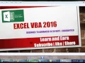 Excel VBA 2016 Complete Tutorial for Beginners Part 2