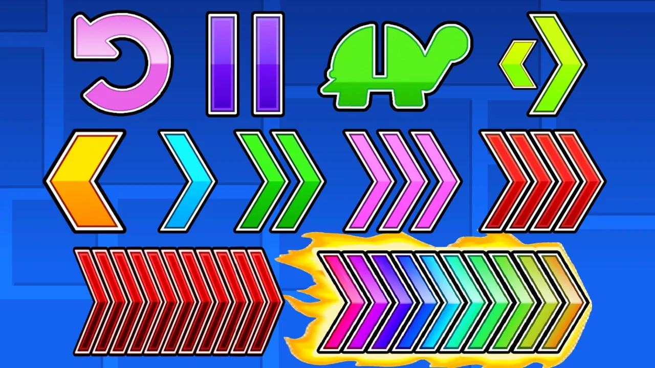 Geometry Dash With INFINITELY More Speed Portals
