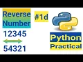 Python Program to Reverse of a number in Hindi