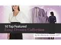 10 Top Featured Long Dresses Collection By Rm Richards Winter 2017