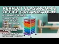 Classroom Home Organization Hack 10-Drawer Rolling Organizer Review Teacher Must-Have