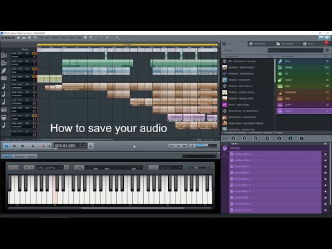 Download MP3 Magix Music Maker - Absolute Beginner's Tutorial - Part 16 - Saving your Audio - MP3