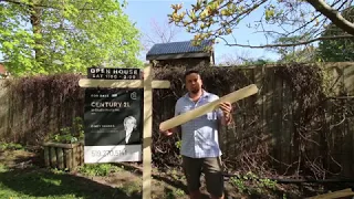DIY - How to make real estate sign posts