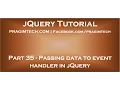 Passing data to event handler in jQuery