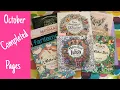 October s Finished pages