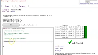 Codingbat - rotateLeft3 Java