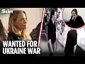 Shocking moment Angelina Jolie’s guard is collared by Ukrainian soldiers to be marched to frontline