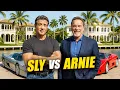 Arnold Schwarzenegger VS Sylvester Stallone Who s Better Net Worth Cars Houses