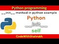 init method in python example