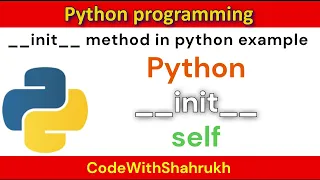 init method in python example