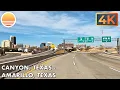Canyon Texas to Amarillo Texas Drive with me on a Texas highway