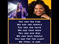 TASHA COBBS YOUR SPIRIT FT KIERRA SHEARD| VIDEO LYRICS