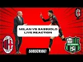 Milan Draw vs. Sassuolo 2-2! Bartesaghi Brace Met with Disgrace | Live Reaction!
