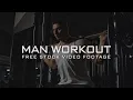 50 Man Workout in Gym Free Stock Footage Muscular Man Working Out or Exercising at