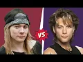 Lagu Axl Rose vs Jon Bon Jovi - Through the Years (1982-2025...) #axlrose #bonjovi #transformation #80s