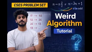 Weird Algorithm CSES Problem set DSA Algorithms Python