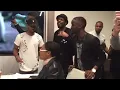 Algee Smith Luke James Elijah Kelly New Edition cast singing can you stand the rain