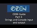 Odin Language Guide - Part 3 Strings Console input and output