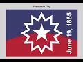 Using HTML SVG and JavaScript to approximate a Juneteenth Flag