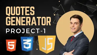 Quotes Generator JavaScript Project In Hindi step by step