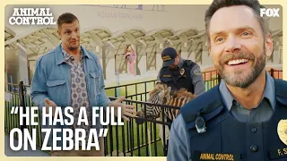 Rob Gronkowski Hands Over His Zebra To The Precinct | Animal Control