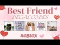 BEST FRIEND DECAL CODES FOR BERRY AVENUE BLOXBURG ROBLOX