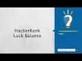 HackerRank - Luck Balance