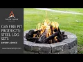 Steel Logs for the WIN BEST in Heat Retention for Gas Fire Pits
