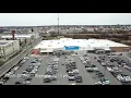 2020 03 28 Walmart and Market Basket Drone Raw from Fall River Massachusetts