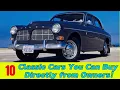 Must - See Craigslist Classics 10 Vintage Cars Direct from Owners