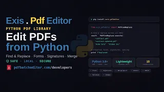 Find and Replace Text in PDF files using Python