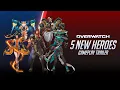 Lagu 5 New Heroes Gameplay Trailer | Season 1: Conquest | Overwatch