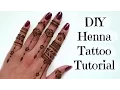 DIY Easy Henna Tattoo Tutorial Tips and Tricks