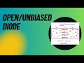 Learn With Us - Basic Electronics Types of Diode Open or Unbiased Diode