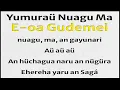 Lagu Yumuraü Nuagu Ma