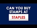 Does Staples Sell Stamps