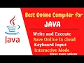 Java Best Online Compiler JDoodle Write-Compile-Execute-SAVE ONLINE Java Tutorial