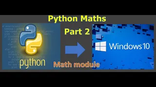 Python tutorial for beginners Math Module tutorial on python 3