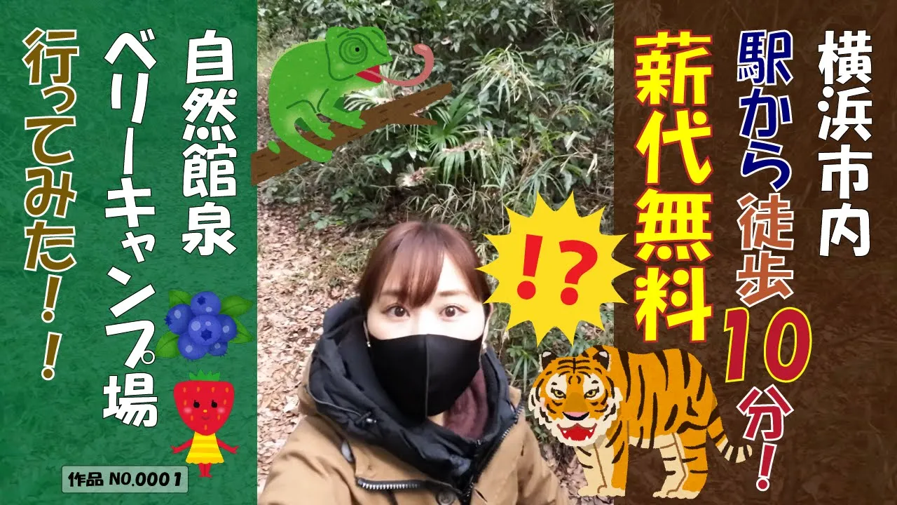 【ベリーキャンプ場】横浜市内！薪無料！女子ソロ徒歩キャンプレポート 썸네일